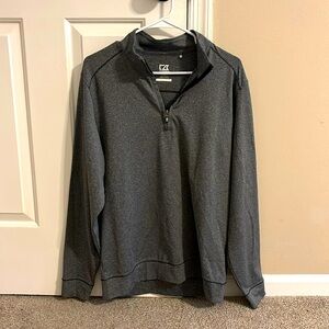 Cutter and Buck pullover half zip long sleeve shirt. Never worn!